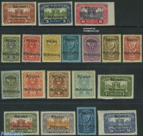 Austria 1920 Carinthe Overprints 19v, Mint NH, History - Coat Of Arms - Art - Architecture - Unused Stamps