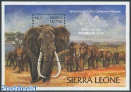 Sierra Leone 1983 Nature Conservation S/s, Mint NH, Nature - Animals (others & Mixed) - Elephants - Other & Unclassified