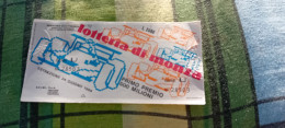 BIGLIETTO LOTTERIA DI MONZA 1984 - Lottery Tickets