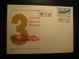 LOURENÇO MARQUES 1968 3 Horas Auto Racing Rally Car Race Cancel Cover Moçambique MOZAMBIQUE Portugal Colonies - Mozambique