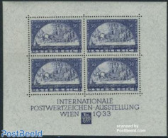 Austria 1933 WIPA S/s, Mint NH, Transport - Philately - Post - Coaches - Nuovi