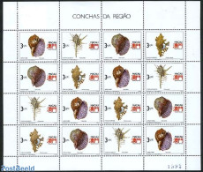 Macao 1991 Shells M/s, Mint NH, Nature - Shells & Crustaceans - Unused Stamps