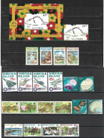 Année Complète 1996.  21 Timbres + 1 B-F Neufs ** Inclus B-F Surchargé "China 96". Côte 55,00 Euro. (WWF , Etc) - Ile Norfolk