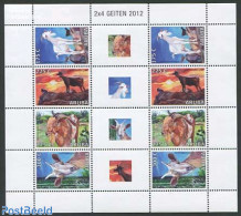 Aruba 2012 Goats 2x4v M/s, Mint NH, Nature - Animals (others & Mixed) - Cattle - Other & Unclassified