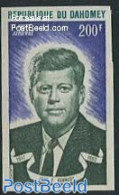 Dahomey 1973 J.F. Kennedy 1v, Imperforated, Mint NH, History - American Presidents - Politicians - Autres & Non Classés