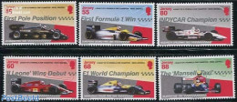 Jersey 2013 Nigel Mansell 6v, Mint NH, Sport - Transport - Autosports - Sport (other And Mixed) - Automobiles - Voitures