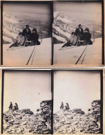 ALPINISME - Lot 2 Cartes Photo Stereoscopique - Mountaineering, Alpinism