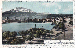 Lucerne  - LUZERN - Promenade . Pilatus - 1903 - Andere & Zonder Classificatie