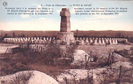 51-Front De Champagne-LA BUTTE De SOUAIN-Monument élevé à La Mémoire Des Morts De La 21 E Brigade D'Infanterie - Altri & Non Classificati