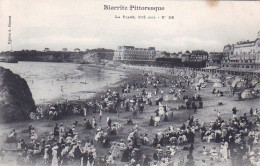 64 - BIARRITZ -  La Plage été 1905 - Biarritz