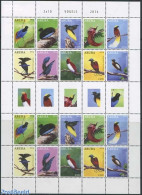 Aruba 2014 Pareadise Birds M/s, Mint NH, Nature - Birds - Other & Unclassified