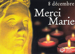 69 - LYON -  8 Décembre  - Immaculée Conception Merci Marie - Pelerinage Notre Dame De Fourviere - Other & Unclassified