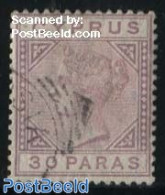 Cyprus 1882 30pa, Plate I, Stamp Out Of Set, Unused (hinged) - Ungebraucht