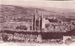 48 - Lozere - MENDE  - Vue Generale Et La Cathedrale - Mende