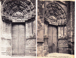 89 - Yonne - SENS - Portail De La Cathedrale - LOT 2 CARTES - Sens