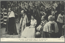 CPSM - Royaume Uni - Westminster Abbey - The Queen Prepares For The Anointing - 1953 - Westminster Abbey
