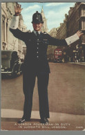 CPSM - Royaume Uni - London - A London Policeman On Duty In Ludgate Hill - Autres & Non Classés