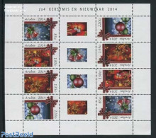 Aruba 2014 Christmas, Newyear M/s, Mint NH, Religion - Various - Christmas - New Year - Weihnachten