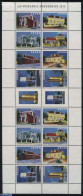 Aruba 2015 Aruban Monuments M/s, Mint NH, Art - Architecture - Clocks - Modern Architecture - Horlogerie