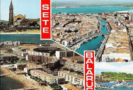 *CPM - 34 - SETE Et BALARUC Les BAINS - Multivue - Sete (Cette)