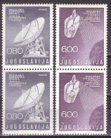 Yugoslavia 1974 - Satellite Communications - Mi 1565-1566 - MNH**VF - Ongebruikt