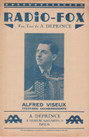 France - Radio-Fox - A. Deprince - Fox-trot - Alfred Viseux - Partiture Accordeon And Piano - Noten & Partituren