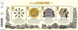 Great Britain 2015 The Honeybee S/s With Bar-code, Mint NH, Nature - Bees - Insects - Ungebraucht