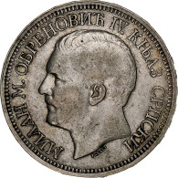 Serbie, Milan I, 5 Dinara, 1879, Argent, TTB, KM:12 - Serbie