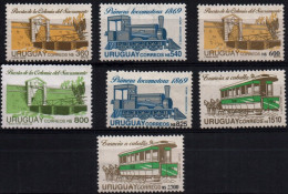 1991 Uruguay Entrance To Sacramento Colony Tourism Trains Locomotive  #1378-82 ** MNH - Uruguay