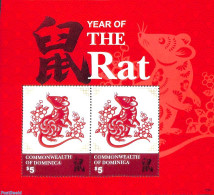 Dominica 2020 Year Of The Rat S/s, Mint NH, Various - New Year - Nouvel An