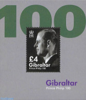 Gibraltar 2021 In Memoriam, Prince Philip S/s, Mint NH, History - Kings & Queens (Royalty) - Royalties, Royals