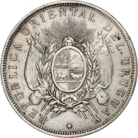 Uruguay, Peso, 1893, Uruguay Mint, Argent, TTB, KM:17a - Uruguay