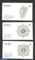Ireland 2022 Irish Army, Dublin Castle, Civic Guard 3v, Mint NH, History - Militarism - Unused Stamps