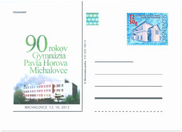 CDV 212 Slovakia Pavel Horov Gymnasium Anniversary 2012 - Autres & Non Classés