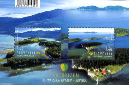Slovenia 2021 Tourism S/s, Joint Issue Albania, Mint NH, Various - Joint Issues - Tourism - Joint Issues