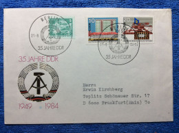 DDR - 1984 Brief Aus Berlin - SST "35 Jahre DDR" (3DMK017) - Lettres & Documents