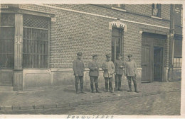 62) FOUQUIERES Les LENS - Carte-photo : Militaires Allemands - 1.WK - WW1 - 1916 (scan Recto/verso) - Other & Unclassified