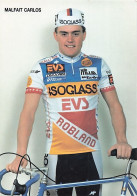 Vélo - Cyclisme - Coureur Cycliste Carlos Malfait  - Team Isoglas - 1988 - Cyclisme