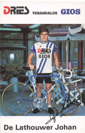 Vélo - Cyclisme - Coureur Cycliste Johan De Lathouwer - Team Dries - 1977 - Cycling