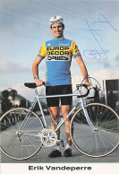 Vélo - Cyclisme - Coureur Cycliste Erik Vandeperre - Team Europ Decor - 1983 - Cyclisme