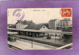 88 MIRECOURT La Gare  Les Quais Et Le Grand Hôtel - Mirecourt