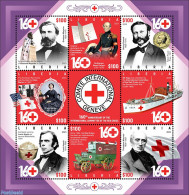 Liberia 2023 Red Cross, Mint NH, Health - Transport - Red Cross - Automobiles - Ships And Boats - Rode Kruis