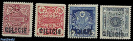 Türkiye 1919 Cilicie, Postage Due 4v, Unused (hinged) - Sonstige & Ohne Zuordnung