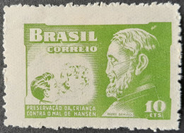 Bresil Brasil Brazil 1953 Lutte Contre La Lèpre Hansen Yvert 555 * MH - Nuovi