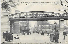 CPA Paris Métropolitain Boulevard D'Italie Près De La Rue De La Glacière - Arrondissement: 13