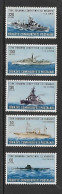 TURQUIE 1965 CONGRES DE LA SOCIETE NAVALE-BATEAUX  YVERT N°1769/1773 NEUF MNH** - Ships