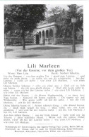 Liederkarte - Lili Marleen - Singers & Musicians