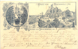 Gruss Vom Drachenfels - Litho - Vorläufer 1892 - Sonstige & Ohne Zuordnung