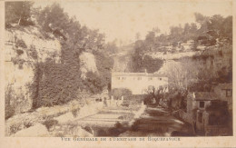 13) ROQUEFAVOUR - Photographie Cabinet (10,5 Cm X 16,5 Cm) - Vue Générale De L'Ermitage (Ca 1890) RARE !!! - Roquefavour