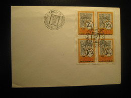 1976 Stamp On Stamp Centenary FDC Cancel Cover Independence Moçambique MOZAMBIQUE Portugal Colonies - Mozambique